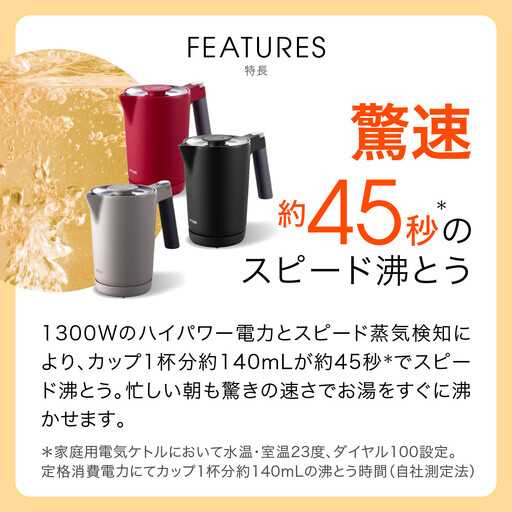 タイガー魔法瓶 温度調節機能付き電気ケトル PTQ-A100HS スレート