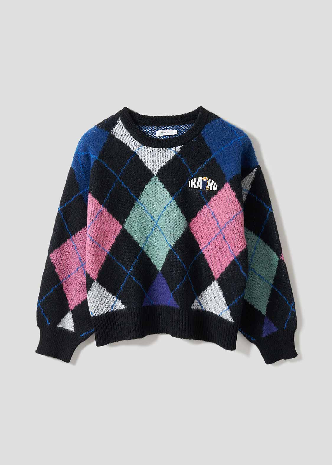 イカク｜ウォッシャブルジャカードシャギーニット｜ウィメンズ