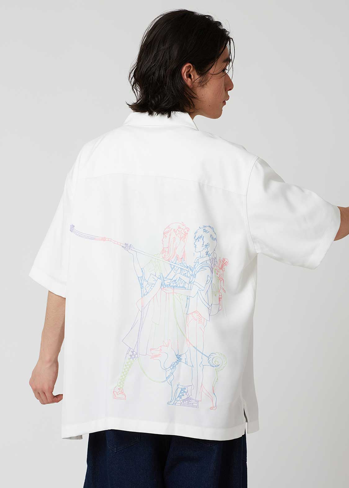 サマーウォーズ｜オープンカラーシャツ｜ユニセックス｜グラニフ