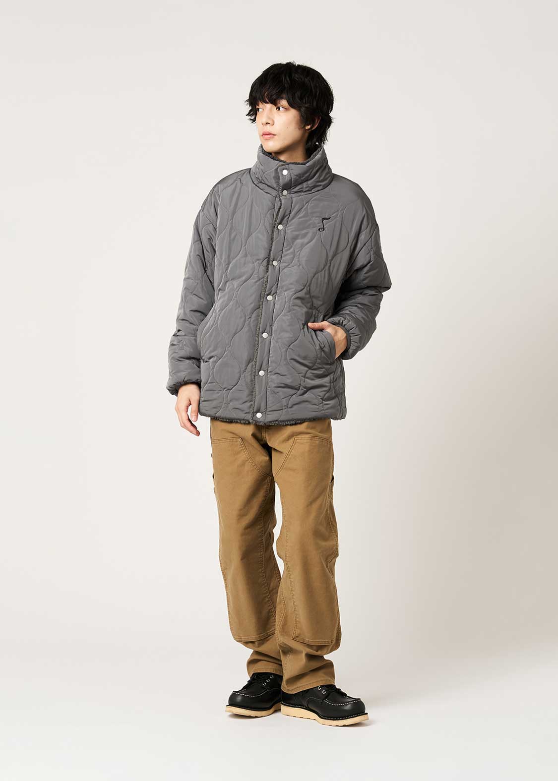 ビューティフルシャドーオーケストラ｜ボアリバーシブルブルゾン｜ユニ