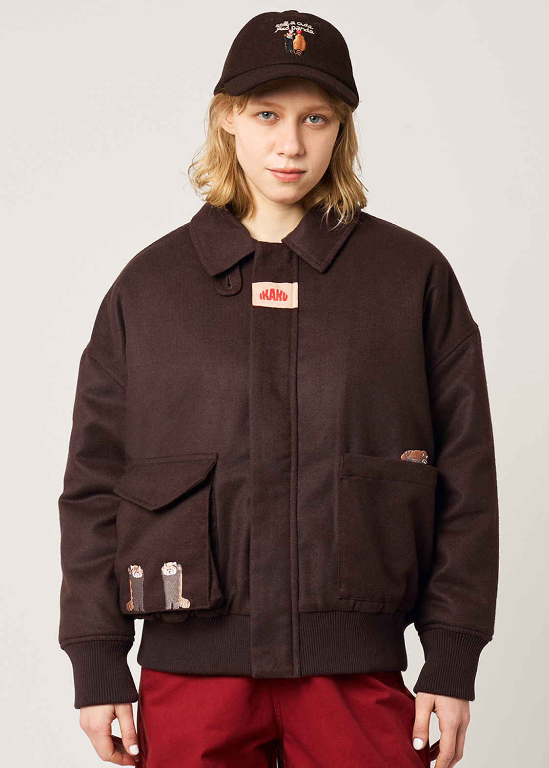 イカク｜メルトン中綿ジャケット｜ユニセックス｜グラニフ(graniph