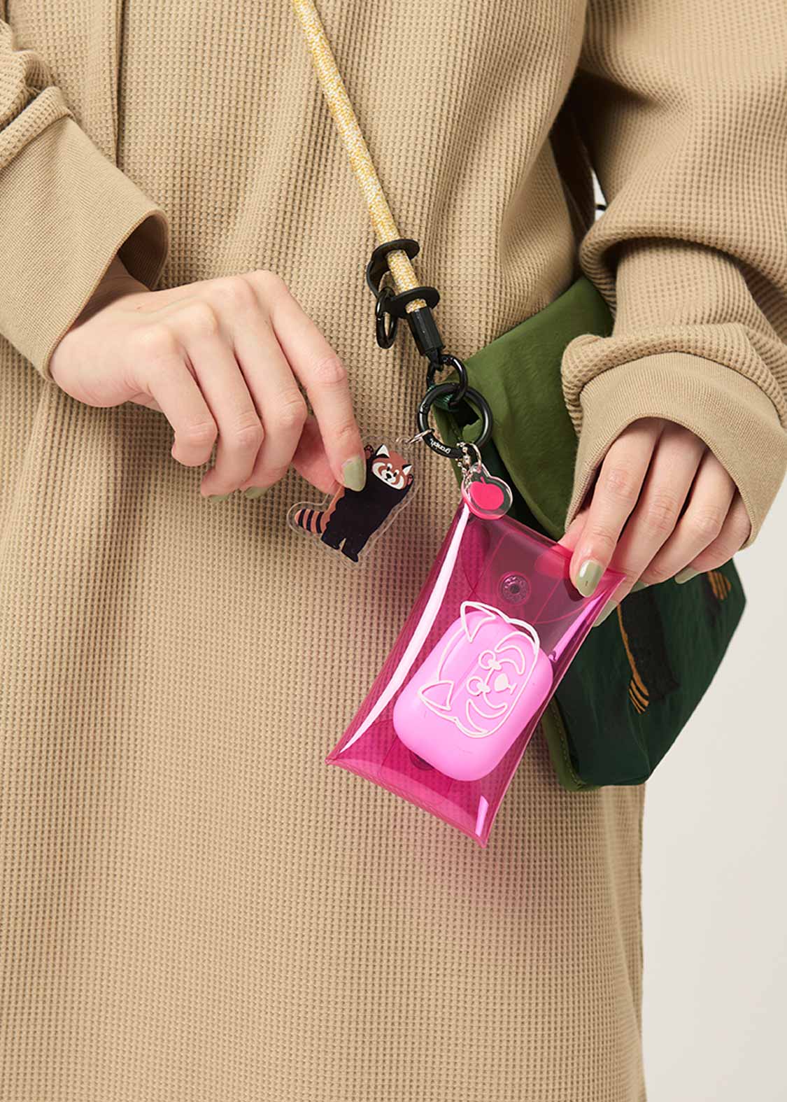 イカク｜アクリルキーチェーン&カードケース｜ユニセックス｜グラニフ