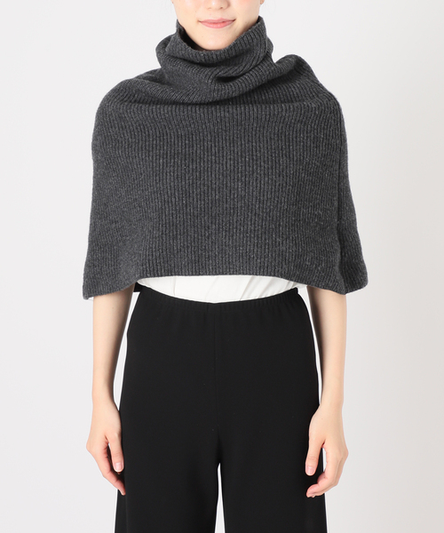 追加 リブニットケープ（ネックウォーマー/スヌード）｜AP STUDIO