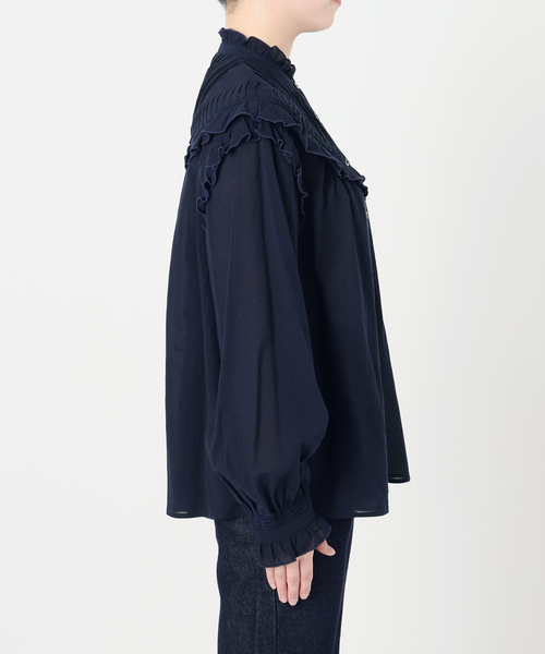 セール】《WEB限定/追加3》フリルピンタックブラウス（シャツ/ブラウス