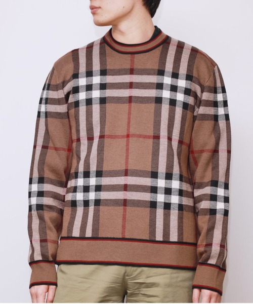 BURBERRY（バーバリー）の「BURBERRY CHECK WOOL Jacquard SWEATER
