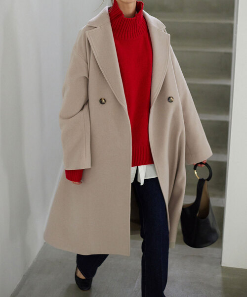 SLOBE IENA（スローブイエナ）の「ダブルブレストカラーコート（その他