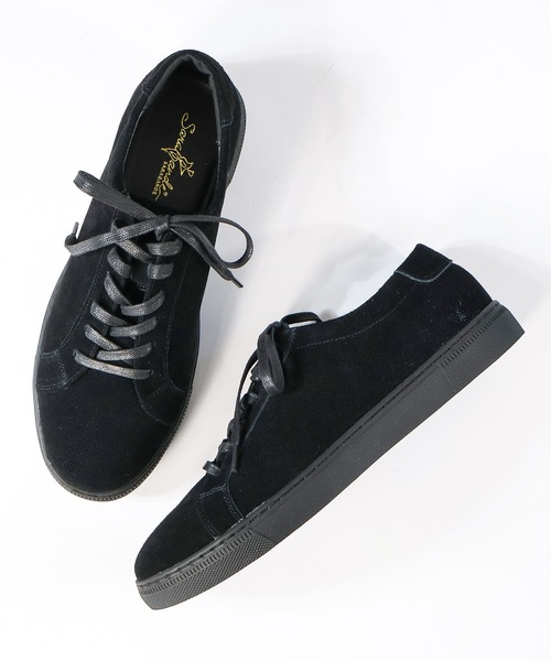 セール】本革 クラシックレザースニーカー（スニーカー）｜SARABANDE