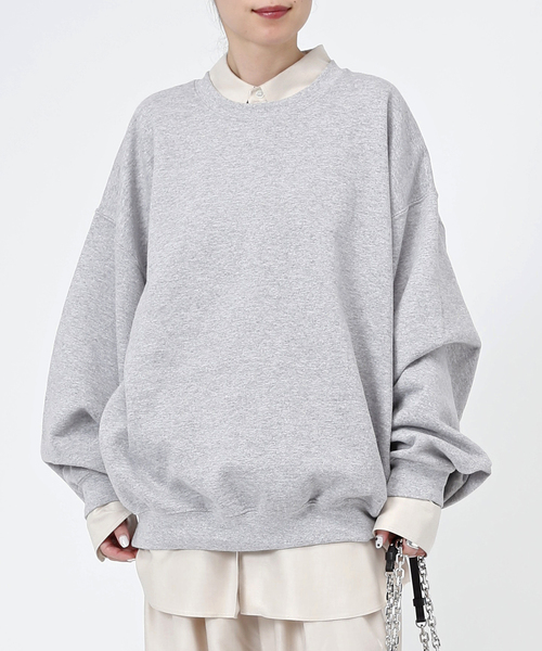 PRE_/プレ】ビッグスリーブスウェットプルオーバー（スウェット