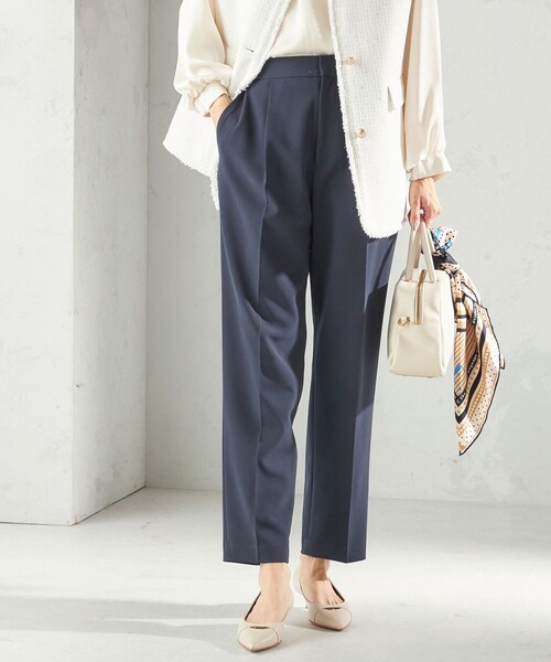 手洗い可能〉ダブル クロス パンツ（セレモニー対応可）（スラックス