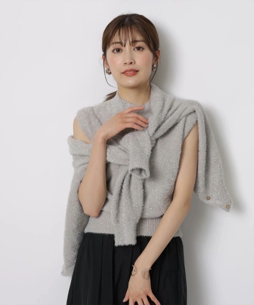 Apuweiser-riche（アプワイザーリッシェ）の「キラキラカーディガン