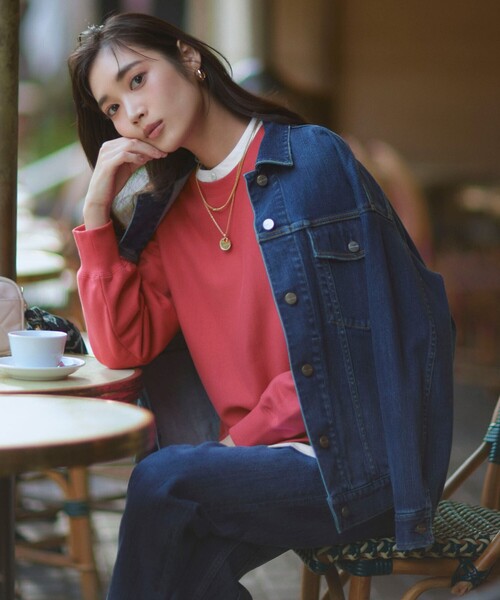 RED CARD TOKYO×23区】デニム ワイドパンツ（デニムパンツ）｜23区 L