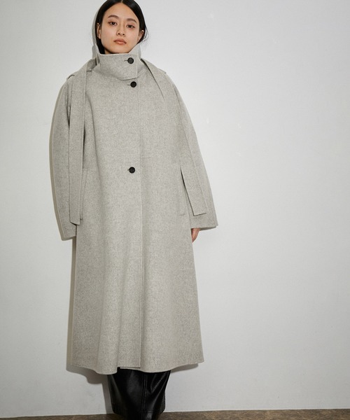 ADAM ET ROPE'（アダムエロペ）の「【2WAY】スタンドカラーフーデッド