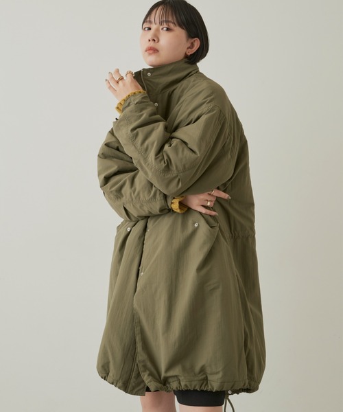 M-65 / 中綿ミリタリーモッズコート 撥水加工 / ウォッシャブル