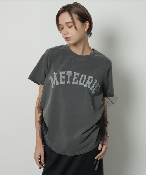 CADUNE（カデュネ）の「サイドチュールロゴT-shirt（Tシャツ