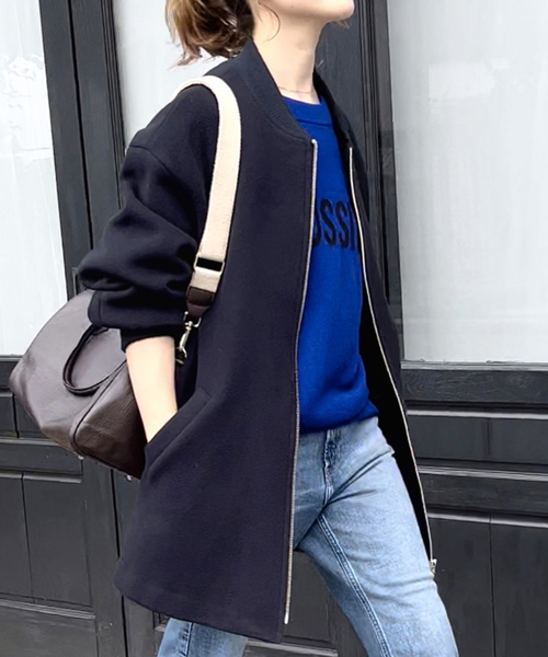 Spick & Span（スピックアンドスパン）の「W/NyZIPコート（ブルゾン