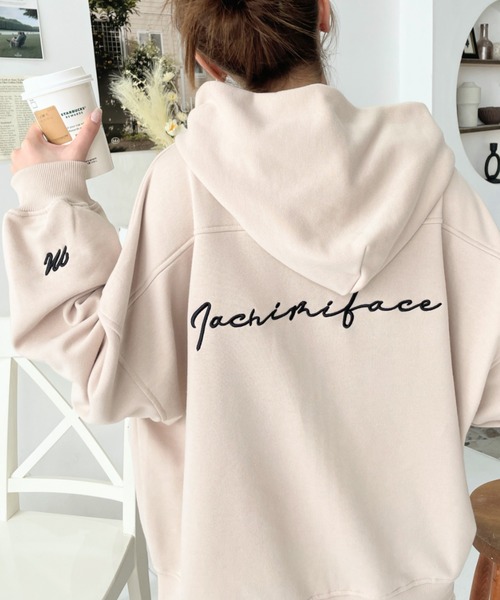 LOULOU select（ルルセレクト）の「TC裏毛袖ワンポイントバック刺繍