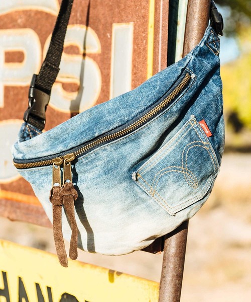 glamb（グラム）の「Canyon denim waist pouch / キャニオンデニム