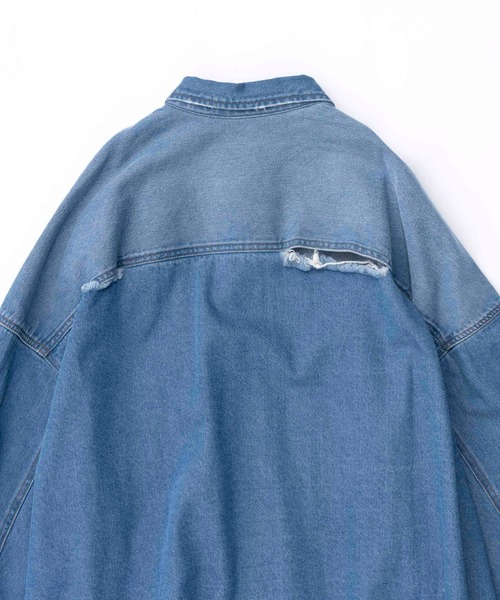 MAISON SPECIAL（メゾンスペシャル）の「Denim Oversized Shirt/デニム