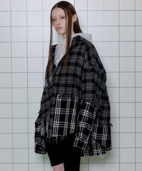 MAISON SPECIAL（メゾンスペシャル）の「Check Oversized Shirts