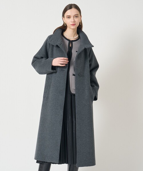 ラムウールビーバースタンドコート（その他アウター）｜ANAYI（アナイ