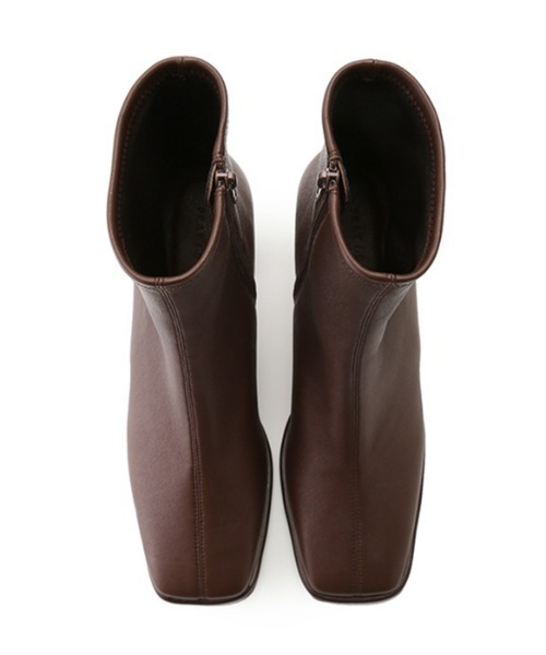 FRAY I.D（フレイアイディー）の「ストレッチレザーショートブーツ