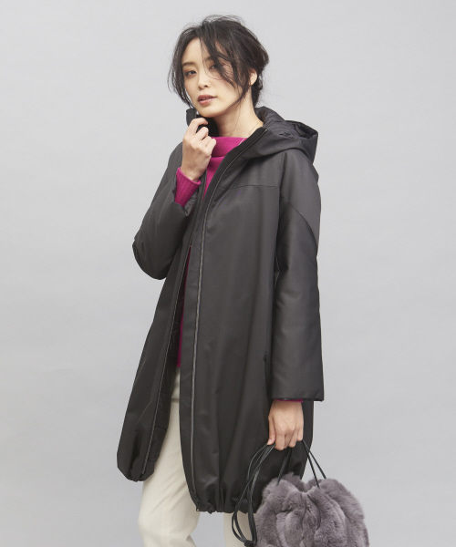 qualite（カリテ）の「リバーシブルロングダウン（ダウンジャケット