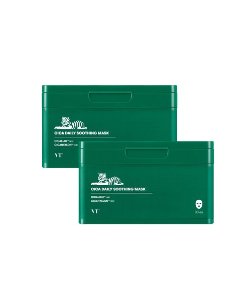 VT CICAデイリースージングマスク (30枚入り)x2個セット（パック