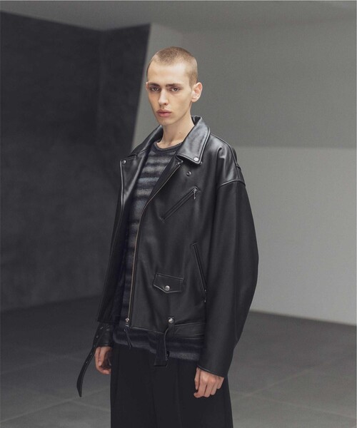 セール】＜monkey time＞ シープ レザー オーバーサイズ ダブル