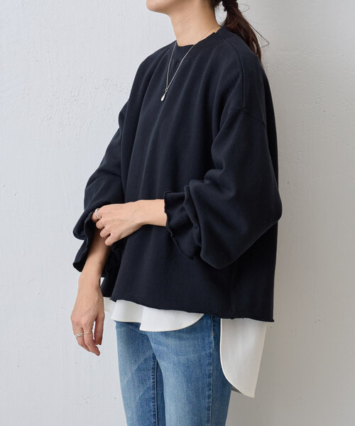 BEARDSLEY（ビアズリー）の「袖口フリルトレーナー（Tシャツ