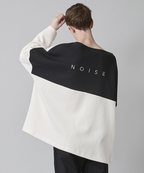 NOISE MAKER（ノイズメーカー）の「NOISE刺繍切替ボートネック(第4弾