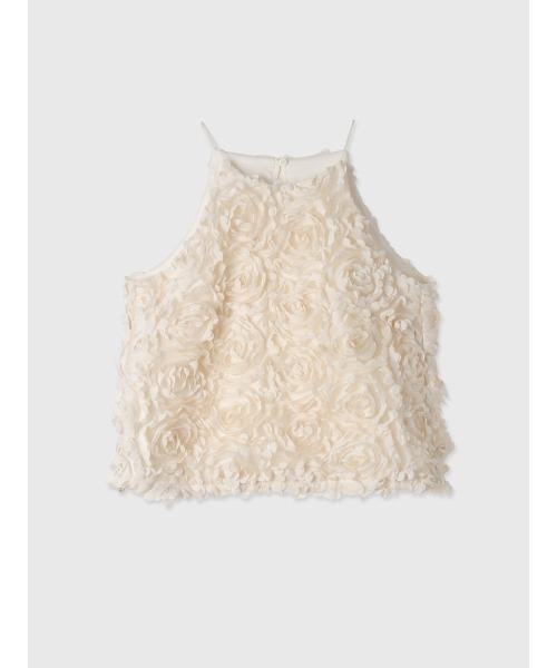 セール】ボリュームフラワーモチーフアメスリトップス（その他トップス