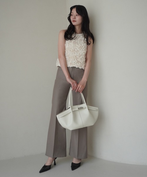 セール】ボリュームフラワーモチーフアメスリトップス（その他トップス