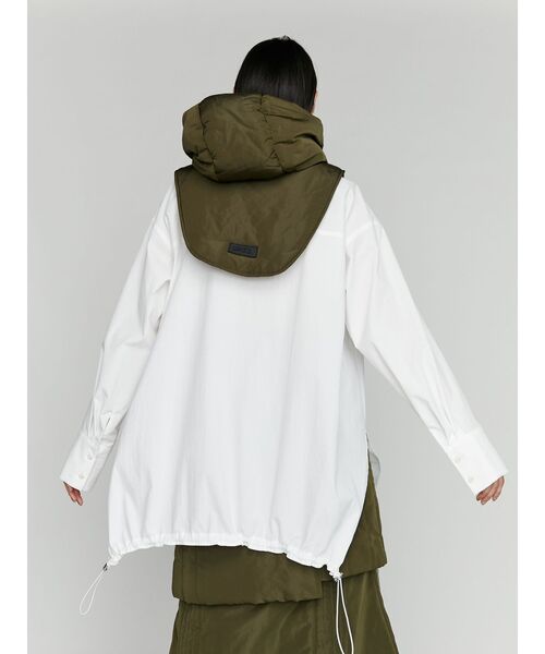 UN3D.（アンスリード）の「HEM GATHER SH / ヘムギャザーシャツ