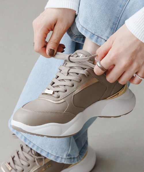 セール】【HIMIKO】ボリュームソールスニーカー/607006（スニーカー