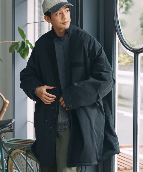 撥水ストレッチナイロン モンスター ミリタリー中綿モッズコート【THE