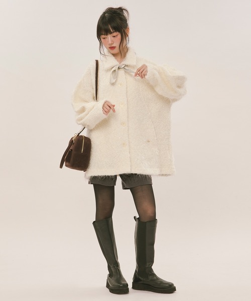 mix color knit jacket / ミックスカラーニットジャケット（その他