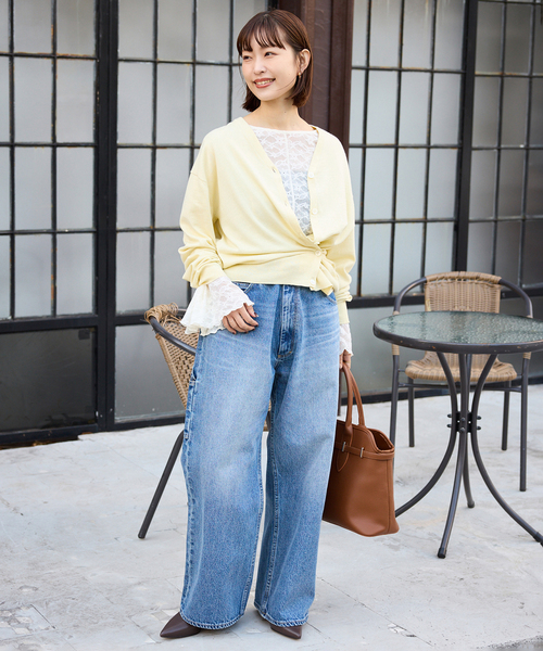 SLOBE IENA（スローブイエナ）の「レースフレアスリーブブラウス