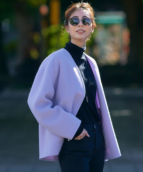 23区（ニジュウサンク）の「MANTECOリバー ショート コート（ノー