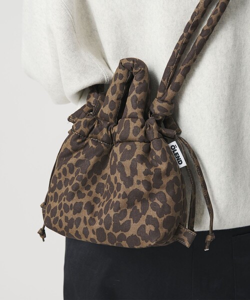 OLEND＞ONA MICRO ソフト ショルダーバッグ 3WAY/レオパード