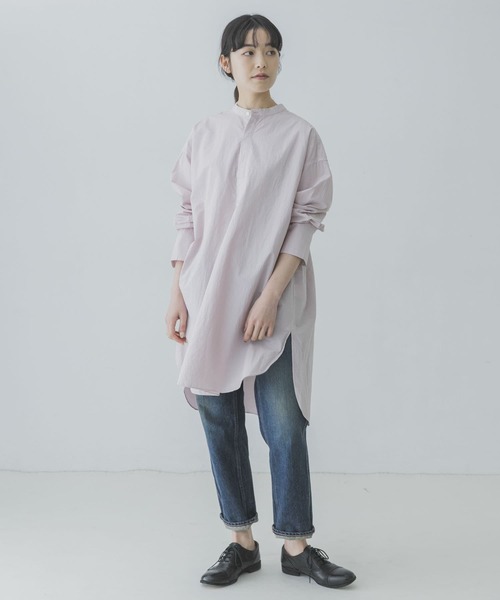 かぐれ（カグレ）の「コットンシルクシャツチュニック（シャツ