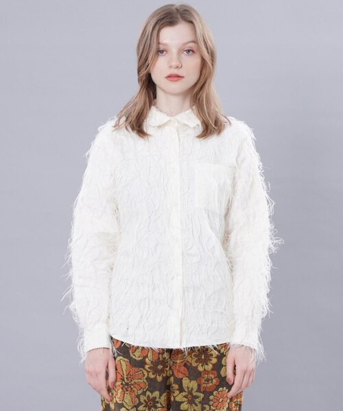 FUMIE=TANAKA/フミエタナカ】フェザーシャツ（シャツ/ブラウス