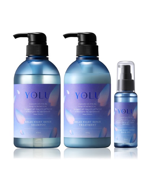 YOLU（ヨル）の「YOLU ヨル サクラ ナイトリペア シャンプー