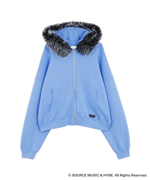 LE SSERAFIM × ZOZOTOWN FUR ZIP HOODIE（パーカー）｜LE SSERAFIM（ル