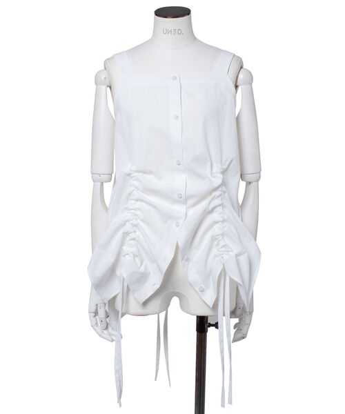 セール】HEM GATHER SH CAMISOLE / ヘムギャザーシャツキャミソール