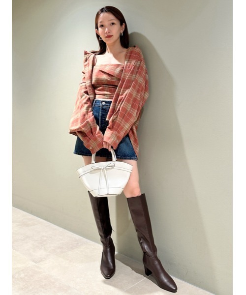 SNIDEL（スナイデル）の「ネルチェックキャミソール（キャミソール