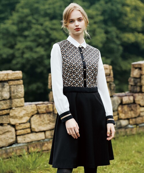 DRESSTERIOR（ドレステリア）の「◇オーバーラップサークルシャツ