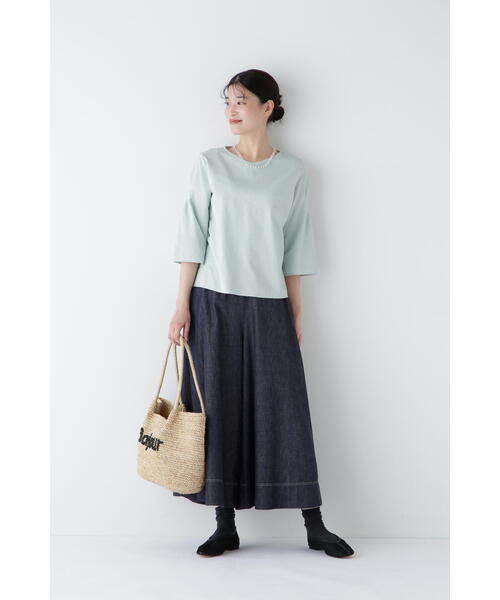 セール】◇【3サイズ展開】ライトオンスデニムフレアースカーチョ