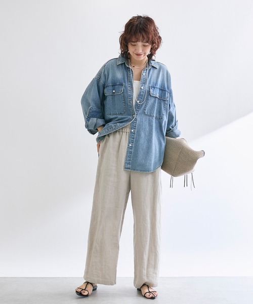 MONN.:./ビッグデニムシャツ（シャツ/ブラウス）｜RIVE DROITE