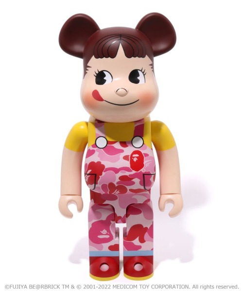 BAPE X FUJIYA ABC CAMO PEKO BE@RBRICK 1000% M（フィギュア）｜A