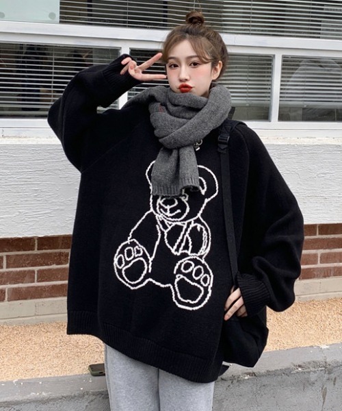 A'GEM/9 × .kom『.kom/ドットケーオーエム』ルーズシルエット ベア